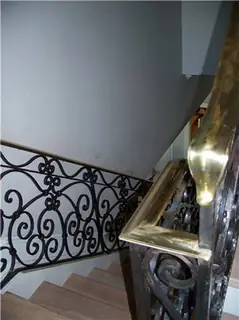 Railing and handrail detail.