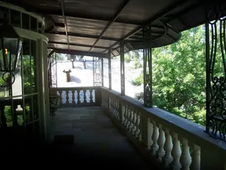 Covered veranda, another view.